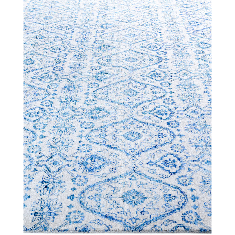Overdyed One-of-a-Kind 8' 1" X 10' 2" Hand Knotted Area Rug