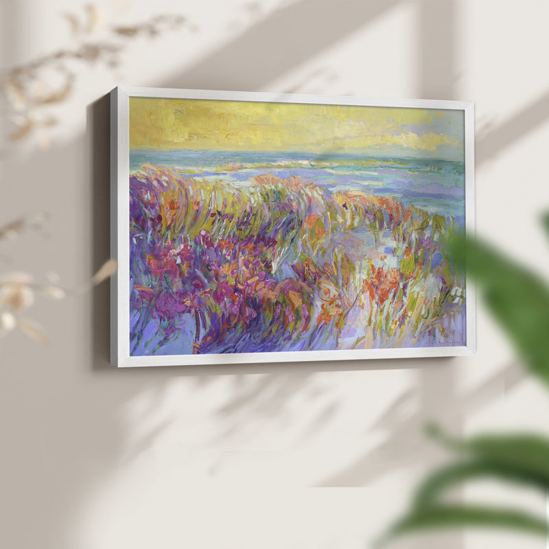 Summer Sanctuary - Reproduction encadrée - Restickable, H 8 po x l 10 po, Blanc