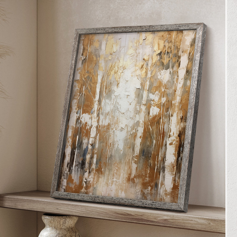 Reproduction encadrée ABSTRACT Series CMLXI - bois massif, H 21 po x l 17 po