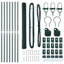 Vidaxl Hexagon Fence Steel-114622101-114622104