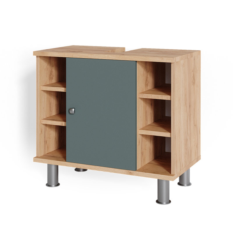Birkhild 60Cm W x 44Cm H x 32Cm D Back to Wall Toilet Unit