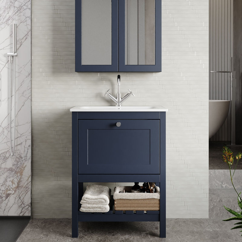 Bexley Bathroom Vanity, Indigo Blue, 61cm W