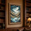 «Swirling Sky Over Blue River And Golden Canyon», art mural-277813771