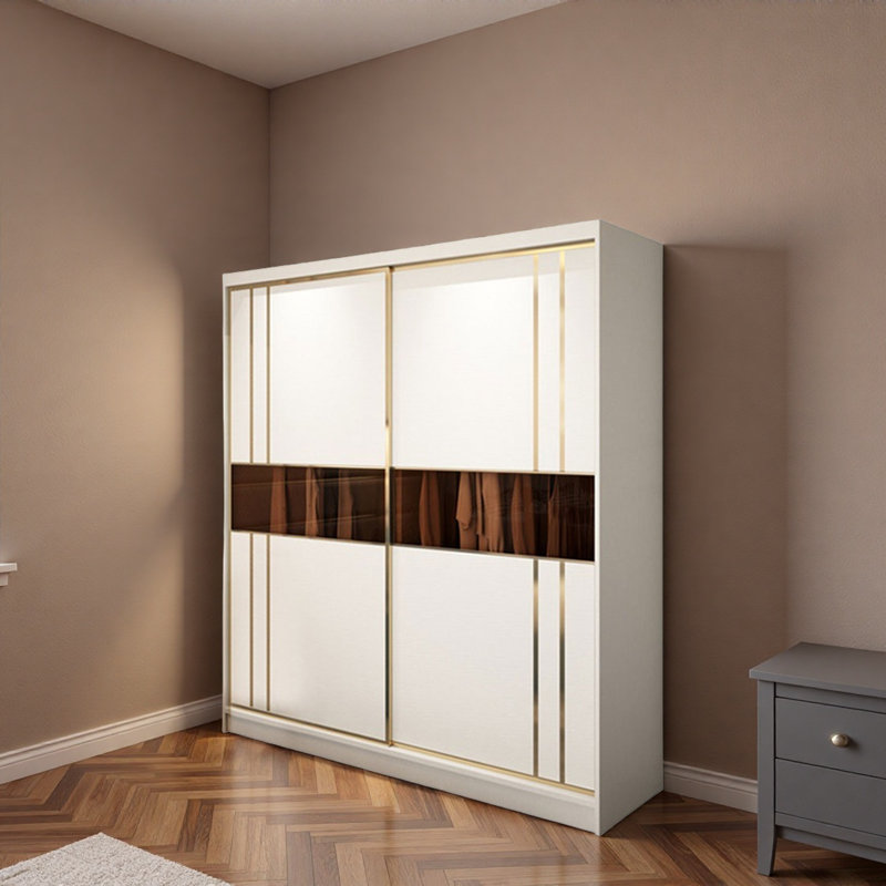 Garde-robe simple, H 82,68 po x l 70,87 po x P 23,62 po