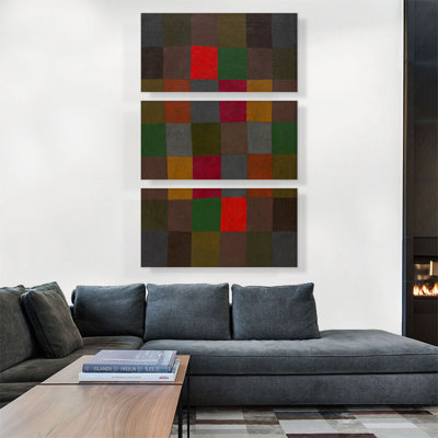 «New Harmony 1936» par Paul Klee - impression sur toile tendue 3 pièces
