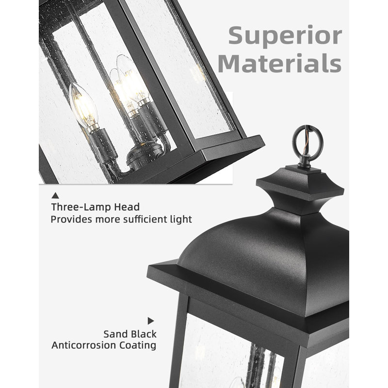 Luminaire suspendu d'extérieur 23 pouces Farmhouse