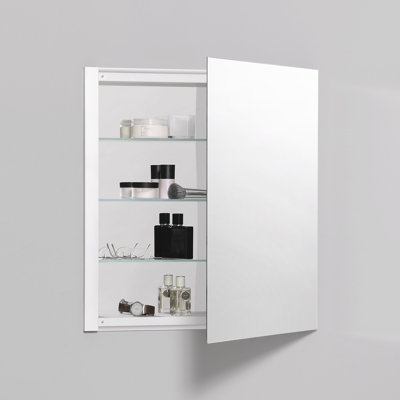 Armoire à pharmacie encastrée ou à fixation en surface R3 Series avec 4 tablettes réglables