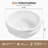 3D Circular Bathroom Vessel Sink