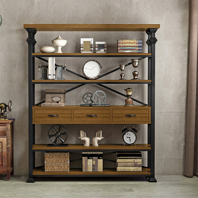 Modern Solid Wood Curio Cabinet
