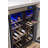 EdgeStar 24 Inch Wide 36 Bottle Built-In Wine Cooler with Dual Cooling Zones and French Doors