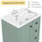 24'' Single Bathroom Vanity With Ceramic Top-906316517