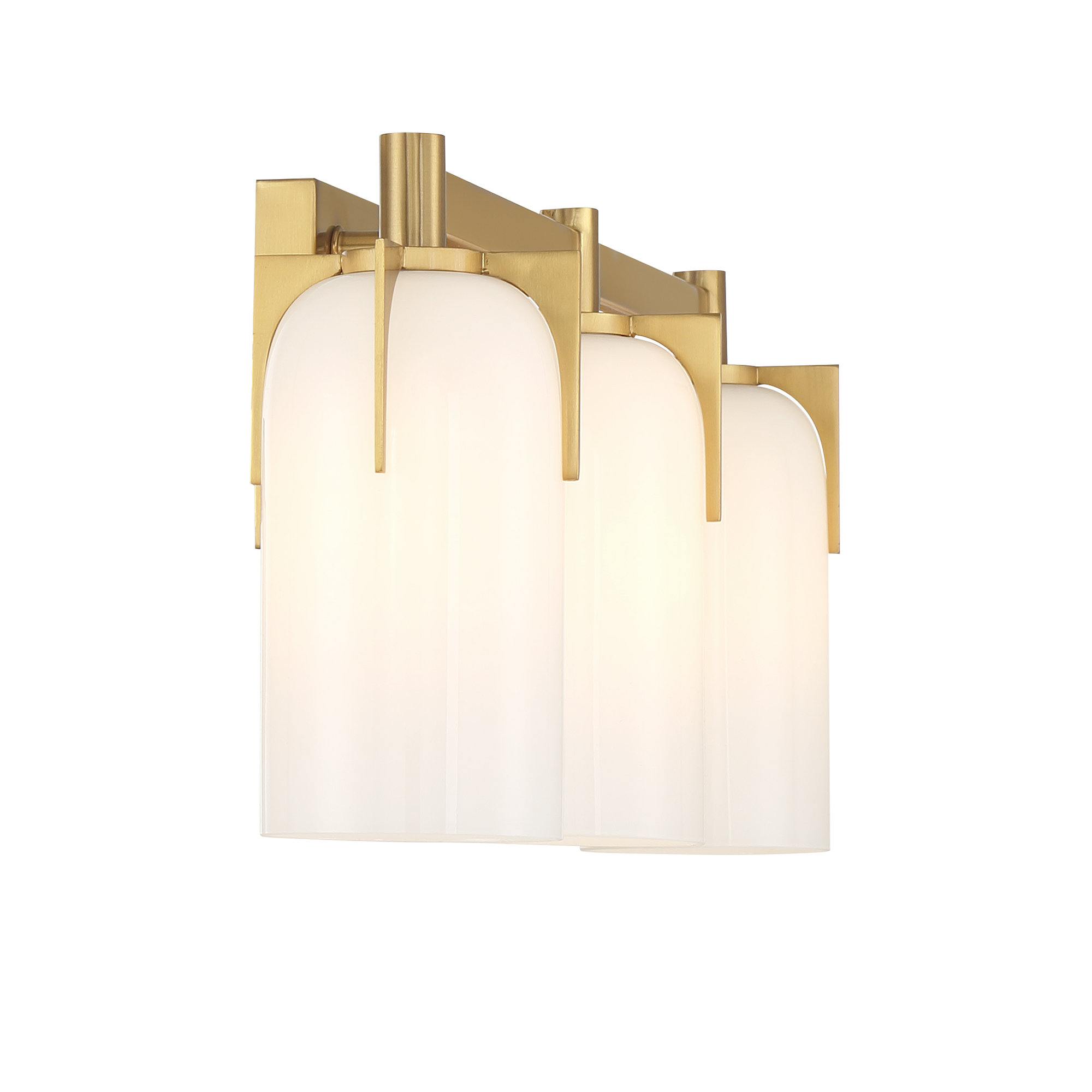 Irela 3 - Light Vanity Light, 3 Lights, 8.5" H x 24" W x 24" D, Brass