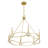 6-Light Chandelier in Spun Gold-101255928
