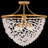 Fredrick Ramond Myra Medium Semi-Flush Mount