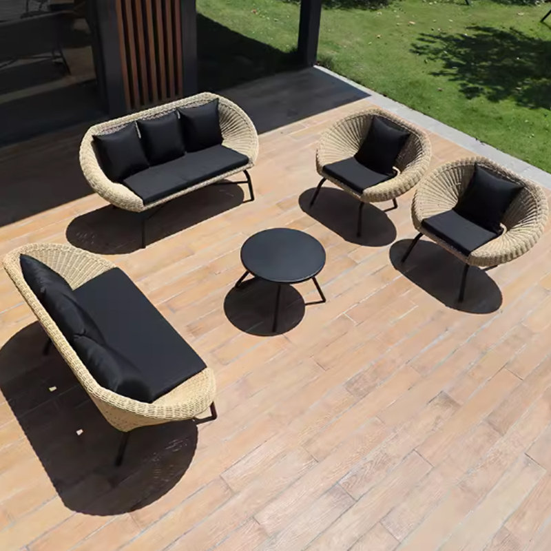Ensemble de canapé d'extérieur simple et durable Nikil