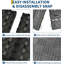 Carreaux de terrasse 12 x 12 po, composite imperméable, balcon extérieur, gris, 27 pièces