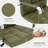 Aime Ergonomic Desk Chair Office Chair， Modern Pu Leather Home Office Task Chair With Arms, Adjustable Swivel Computer Chair-1036915139