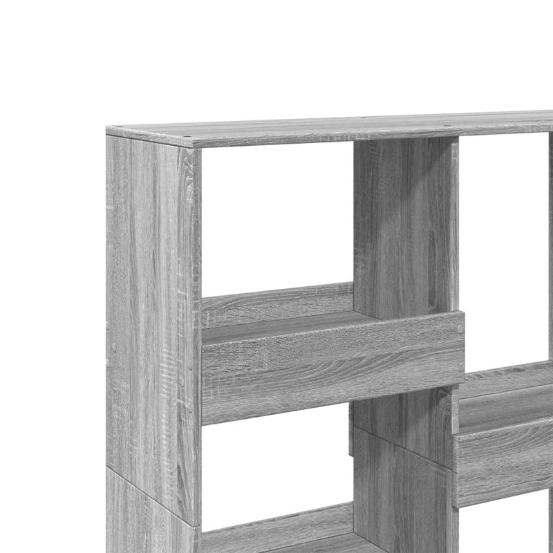 Amiliah 100cm W Bookcase, Grey/Sonoma, 155.5cm H x 100cm W x 33cm D