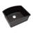 23" x 21" Platinum Quartz Kitchen Sink, D Shape Single Bowl Sink, Drop-in Sink, Undermount Sink, Granite Kitchen Sink-101021182