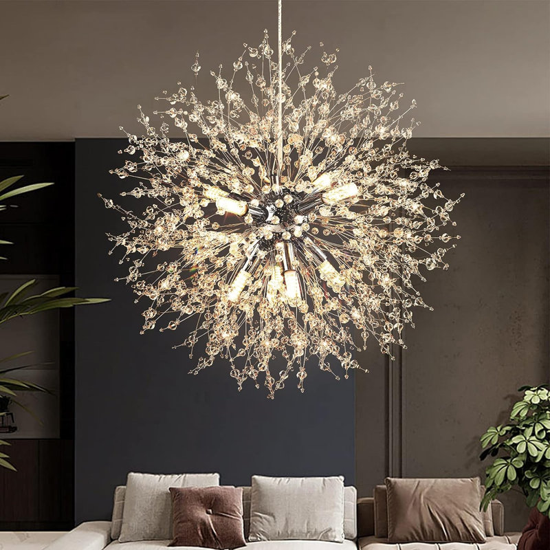 Lustre fantaisie à 8 lumières Pirrie