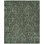 Wool Damask Area Rug in Gray