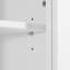 Armoire de rangement rétro multifonctionnelle avec tablettes réglables