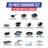 Blue Diamond 20 Piece Cookware and Bakeware Set, Diamond Infused PFOA PFAS-Free Ceramic Nonstick Pots and Pans, Durable Nontoxic Metal Utensil Safe & Scratch Resistant, Dishwasher & Oven Safe