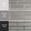Chester 3" x 12" Ceramic Field Tile in Grey