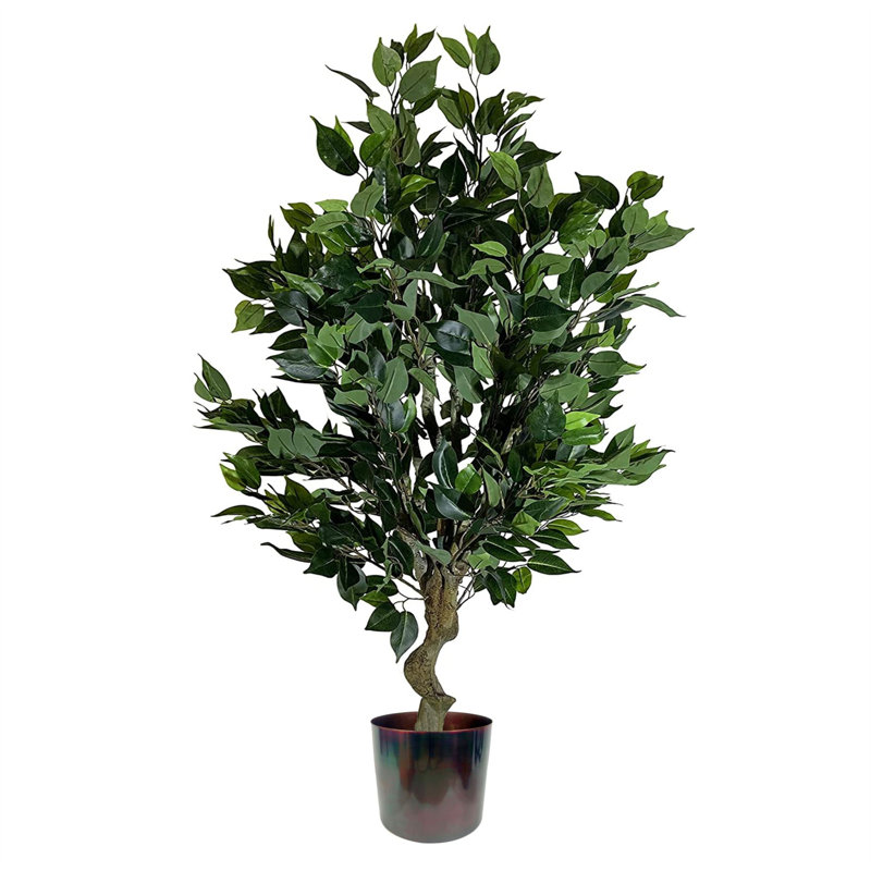 100cm Faux Tree in Metal Planter