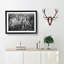Birds Eye View Of New York City Painting - Single Picture Frame Print on MDF-56633289-56633290