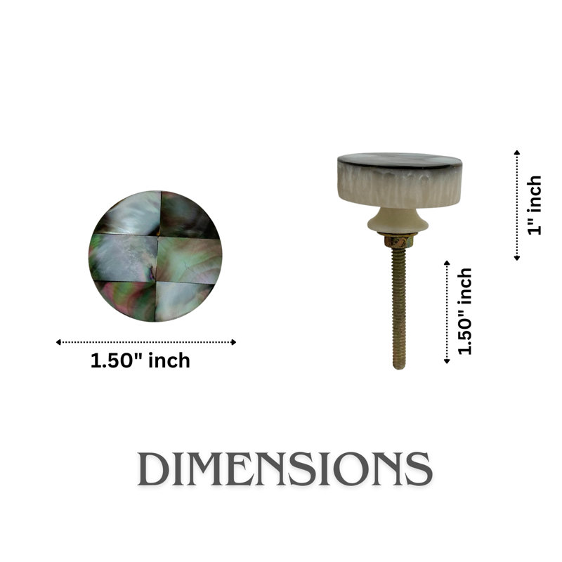 1.5" Diameter Round Knob