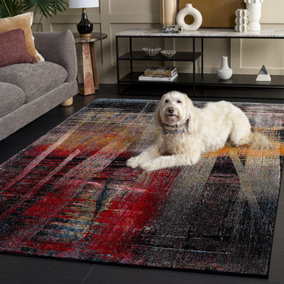 Tapis abstrait Hasseltine Performance