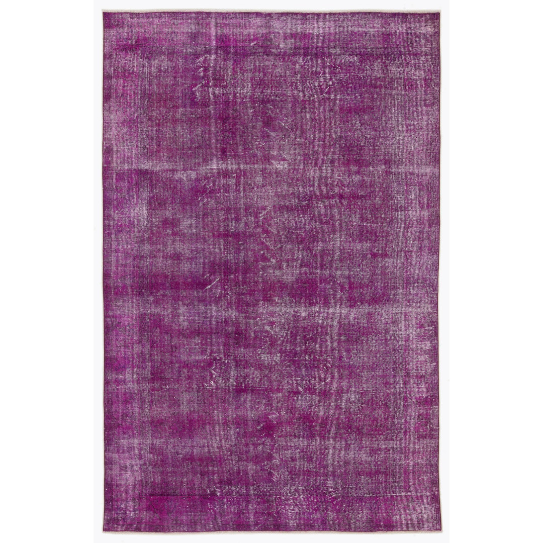 Atina Pink Vintage Wool Handmade Area Rug