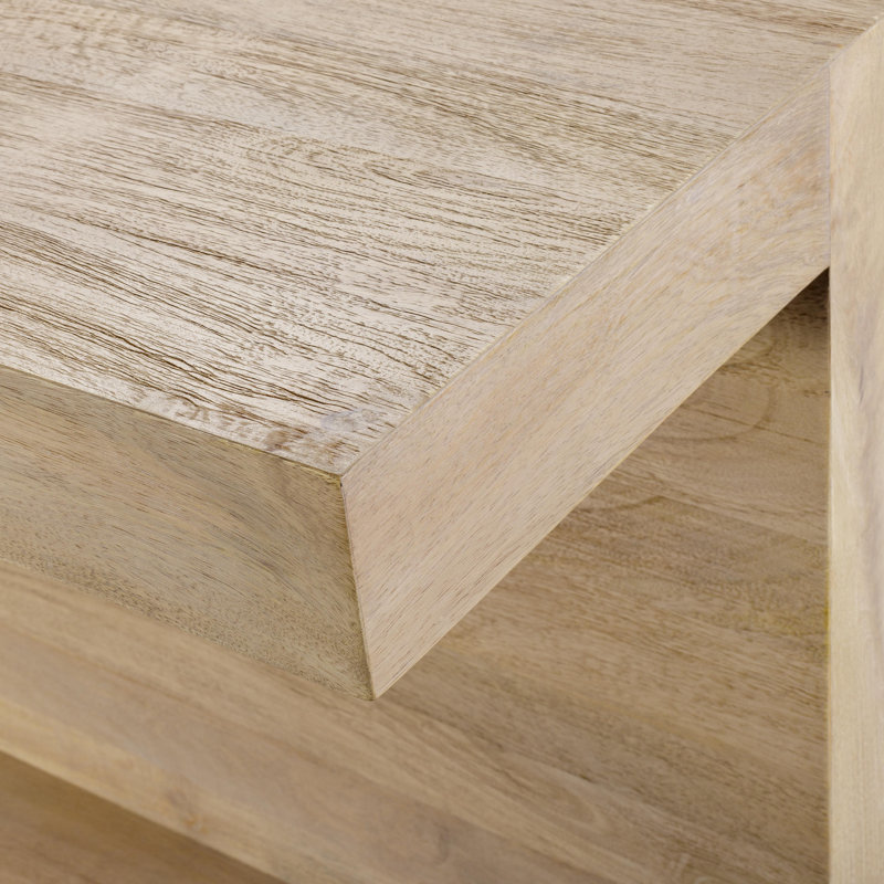 Sonora Modern Console Table, Natural