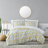 Brooklyn Loom Verbena Cotton Floral Duvet Cover Set
