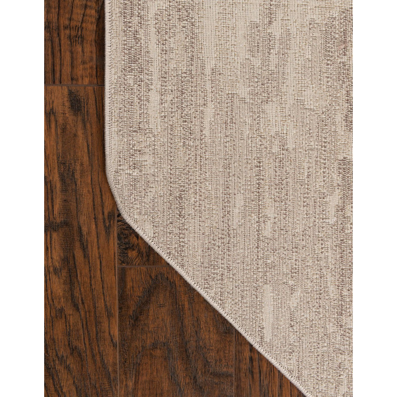Perillo Abstract Indoor Rug, Octagon 7' x 7'
