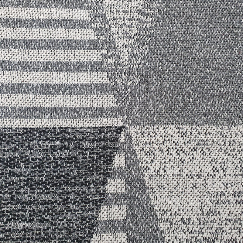 Amla Geometric Cotton Area Rug, Rectangle 60 x 90cm