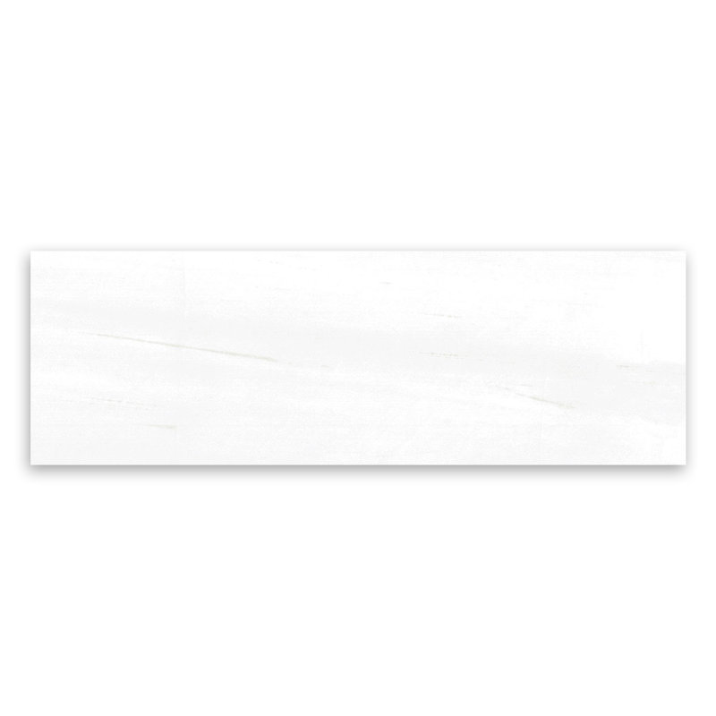 Doric 4-in. x 12-in. Subway Marble Look Matte Ceramic Wall Tile, Nemea