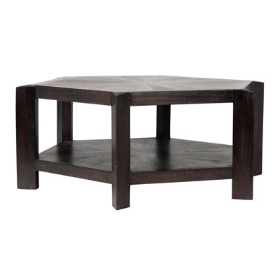 Table basse avec pieds en bois massif avec rangement Yehuda to yuhuda