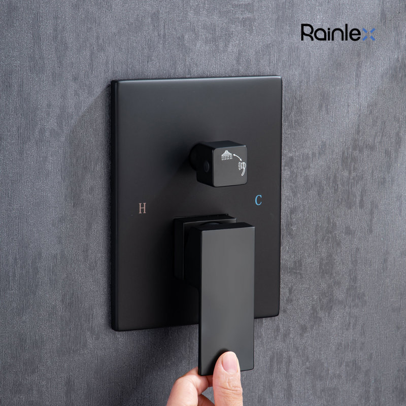 All-In-One Kit with Rough in-Valve, Black