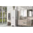 Storage Cabinet With Two Doors For Bathroom, Office, Adjustable Shelf, Mdf Board, White-795528357
