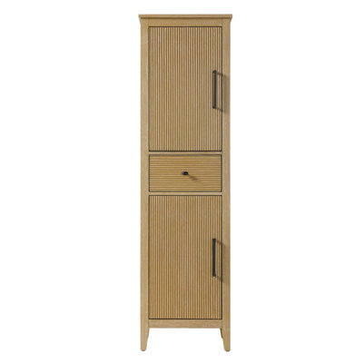 20 Inch Bath Storage Cabinet in Linen Oak