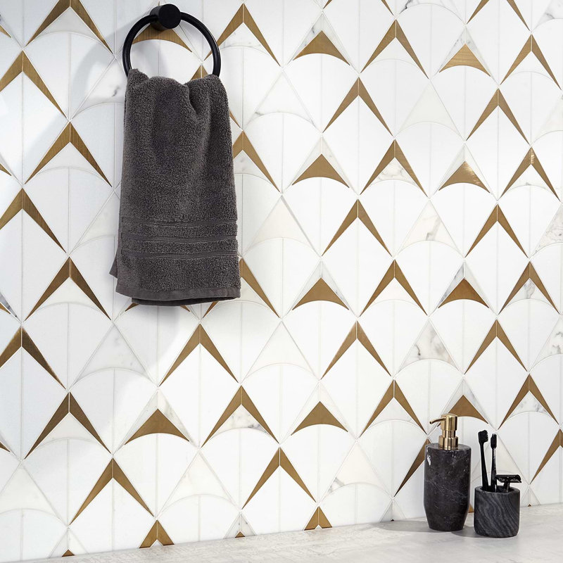 Regis Bianco Natural Stone Mosaic