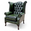 Chesterfield 3 Piece Suite. 3 Seater Sofa + Club Chair + Queen Anne Wing Chair Leather Sofa Suite Offer Antique-1807797512