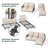 Thompson Upholstered L-Shaped Sectional Reversible-1815653670