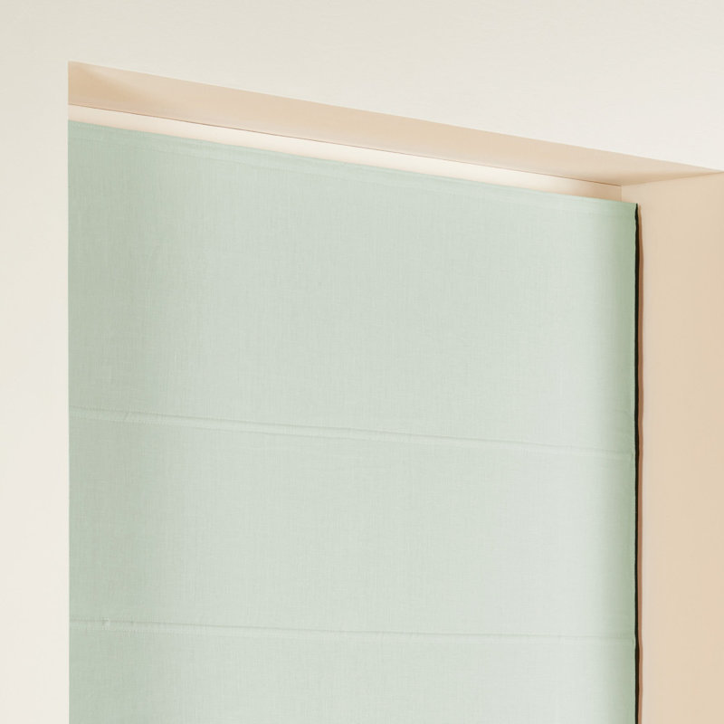 Carlina Blackout Roman Blind, Pale Green, 220 cm L x 120 cm W