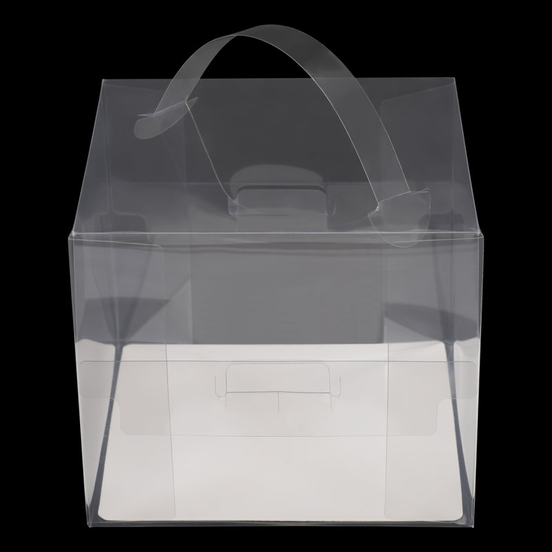 Set Of 50 Clear Cake Boxes Rectangle Cake Carrier Cake Carrier Box
