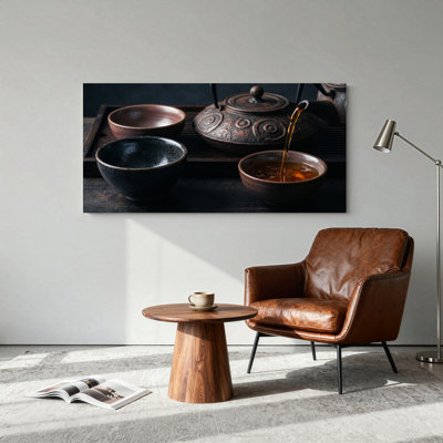 Tea Ceremony Canvas Wall Art Set Of 1