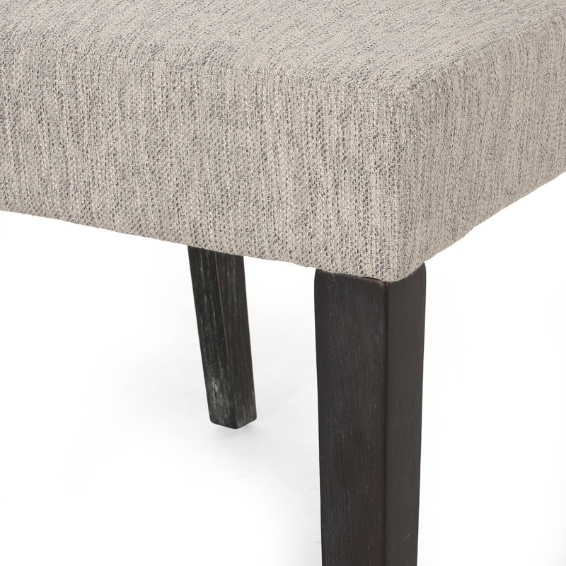 Stylish Dining Chairs - Grey Upholstery, Robust Structure For Long-term Use Modern Upholstered With Materials