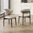 7-piece 71'' Oval Dining Table Set For 6, Luxury Faux Marble Kitchen Table With 6 Fabric Chairs
